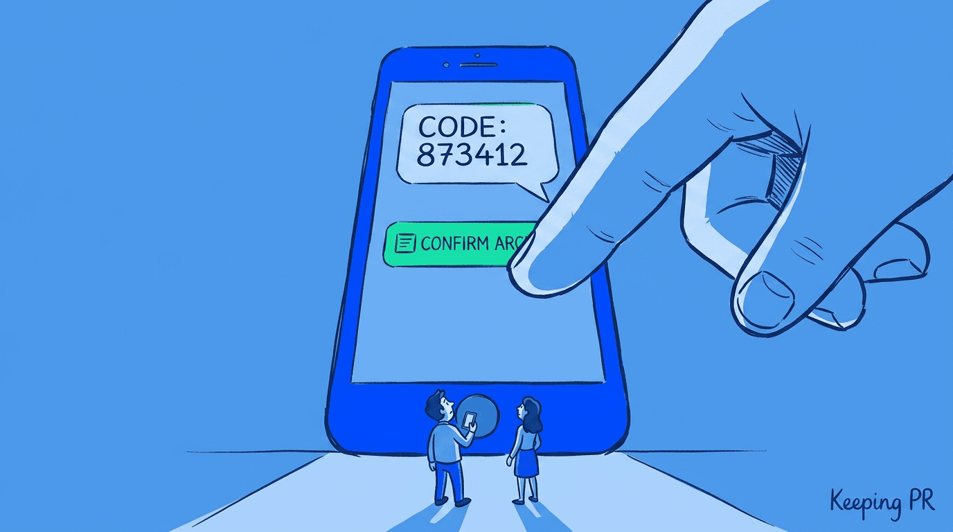 SMS-подтверждение при архивировании